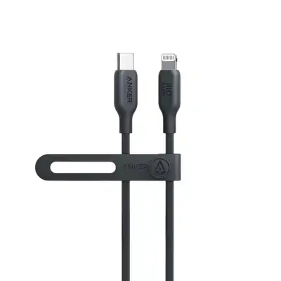 542 USB-C to Lightning Cable 3ft Bio-Based A80B1H11 Black