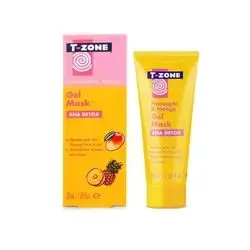 t-zone pineapple & mango gel mask aha detox 50ml