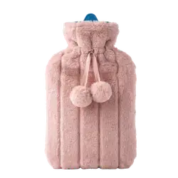 Rubber Hot Water Bag with Plush Cover OPH-302 _ Optimal