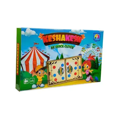 Bardia Keshakesh sling puck board game, a fast-paced tabletop game