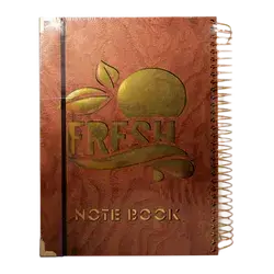 Note Book-wood- 4 Dividers-200 Sheets- 20 x 27