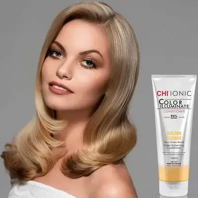 CHI Ionic Color Illuminate GOLDEN BLONDE color conditioner (golden blonde), 251 ml
