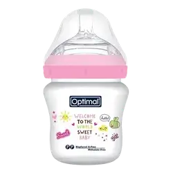 Mamilla Teat Double Anti Colic 1 From 0-6 Months PINK 210ml OPB-1090(P) _ Optimal