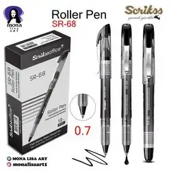 Roller Pen Black-0.7