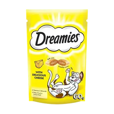 Dreamies Cat Treats with Delicious Cheese