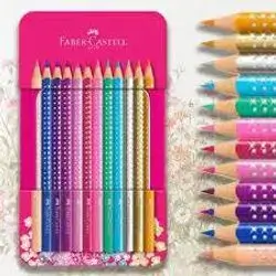 Faber Castell Sparkle colour pencil 12pcs