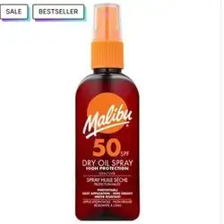 malibu dry oil spray spf 50