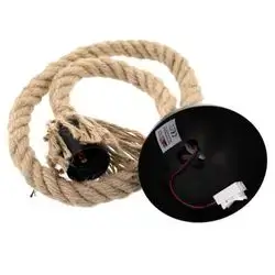 Pendant Lighting Painted Rope With Cable
