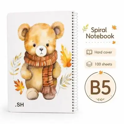 Hardcover Spiral Notebook – B5 | 100 Sheets