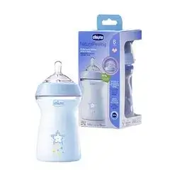 Chicco Natural Feeling Double Anti Collic Valve 6M+ 330 Ml