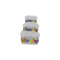 Food Saver Box Rectangular 3 Pcs
