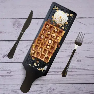 Waffle Honey With Nuts