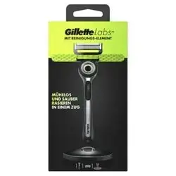 GilletteLabs, Razor with Cleaning Element, 1 Handle 1 Blade