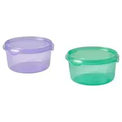 Two Medium Containers 2x Pruta