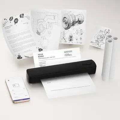 Polono D810 portable wireless thermal printer.