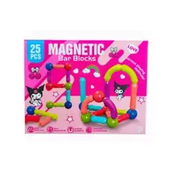 25-piece set of Magnetic Bar Blocks