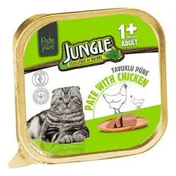 Jungle Adult Wet Cat Food Pate - Chicken
