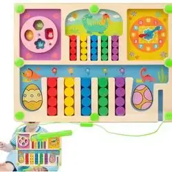 Wooden Color Sorting Toys, Magnetic Sorting Game