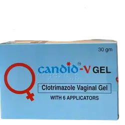 candid-v gel clotrimazole vaginal gel with 6 applicators 30gm