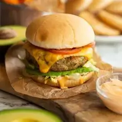 Chicken Burger With Cheese
