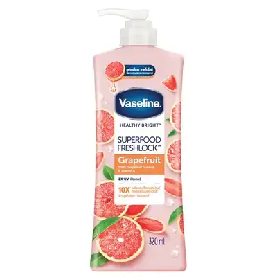 Vaseline Healthy Bright Super Food Fresh Lock Grapefruit Body Lotion - 320ml
