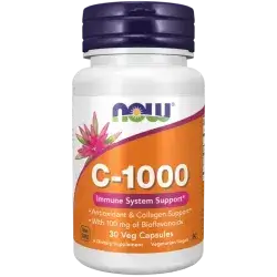 NOW Foods Vitamin C-1000 - 30 Veg Capsules