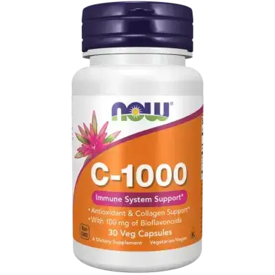 NOW Foods Vitamin C-1000 - 30 Veg Capsules