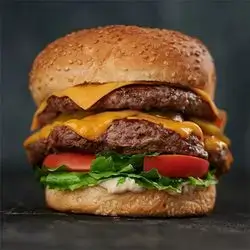Double Cheese Meat Burger