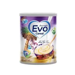 evo cereal wheat- milk - dates 400g +6 months