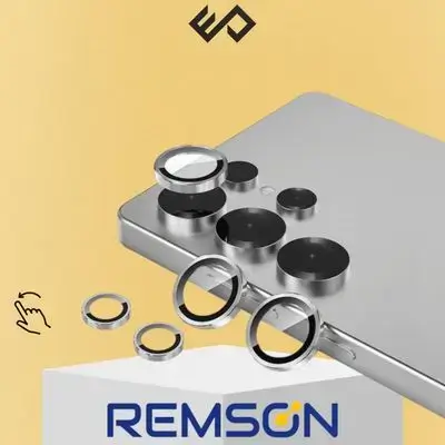 Remson Optic Guard Camera Lens Protector for Galaxy S25 Ultra – Silver