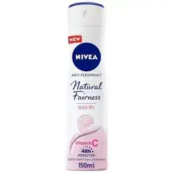 Nivea Natural fairness anti prespirant spray 150ml