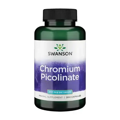 Chromium Picolinate 200mcg 200 caps SWANSON
