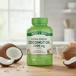 EXTRA VIRGIN COCONUT OIL 2000 mg (NATURS TRUTH)100 SOFTGELS