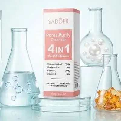 SADOER Pores Purify Cleanser 4 IN 1 Moist & Cleanse