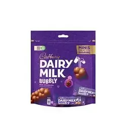 Cadbury Dairy Milk Bubbly Milk Chocolate 156 Gm