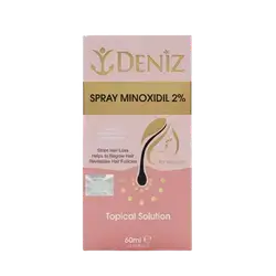 Spray Minoxidil 2% Topical Solution 60ml _ DENIZ