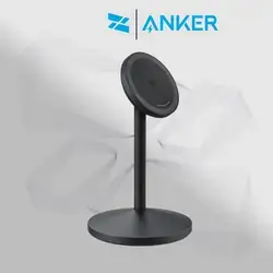 Anker MagGo Wireless Charger Single Stand 15W Qi2 - Black