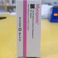 Myogesic muscle relaxant 20 tablets orginal