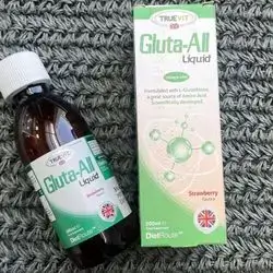 Gluta-All liquid 180mg in 10ml (truevit)200ml strawberry flavour
