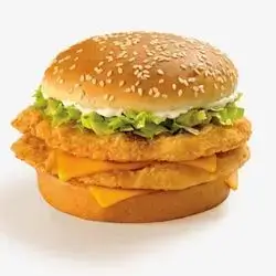 Double Chicken Cheese Burger (200g)