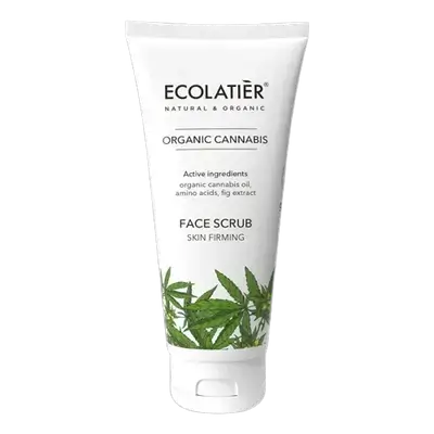 Organic Cannabis Firming Facial Scrub 100ml_ ECOLATIER