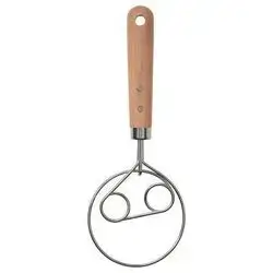 Dough Mixing Spoon Wooden Handle