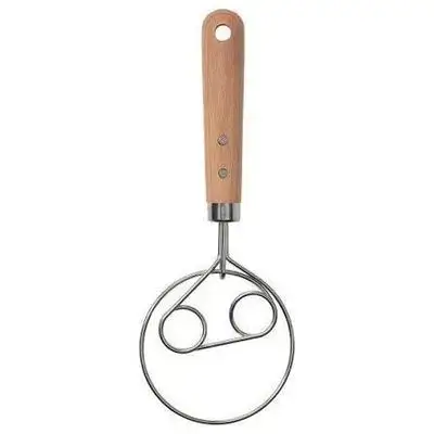 Dough Mixing Spoon Wooden Handle