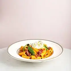 Spicy Tomato & Burrata Rigatoni