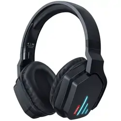 ONIKUMA B60 Wireless Bluetooth Headset – Black, Bluetooth 5.0, RGB Lighting