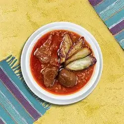 Minced Broth With Eggplant