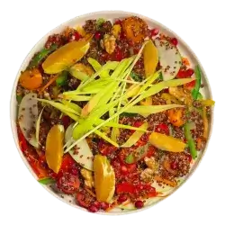 Fruits Quinoa Salad (Vegan)