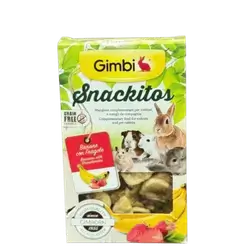 Gimbi Snackitos Strawberries with Banana 60g