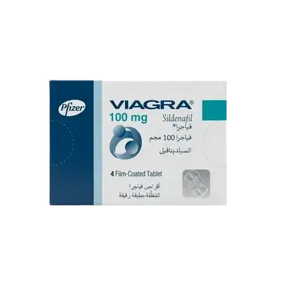 Viagra ( Sildenafil 100mg ) 4 Film-coated Tablets _ Pfizer