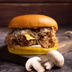 Mushroom's Crispy Burger 